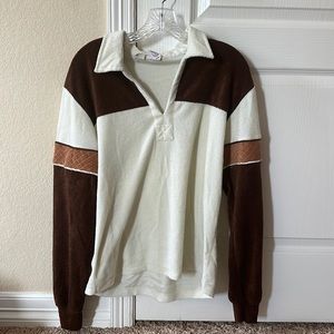 Long sleeve polo shirt
